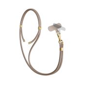 3mk Kordelzug für EasyClip Elite Case Taupe (Gold)