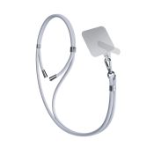 3mk Kordelzug für EasyClip Case Grau (Silber)