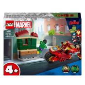 LEGO Marvel 76287 Iron Man mit Bike und der Hulk