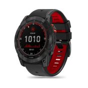 Tech-Protect Iconband Pro für Garmin Fenix (26mm) Schwarz/Rot