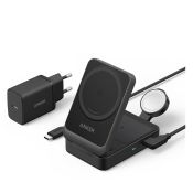 Anker MagGo Wireless Charging Station Qi 2.0 15W 3-in-1 schwarz