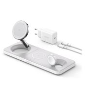 Anker MagGo Wireless Charging Station Qi 2.0 15W Pad 3-in-1 weiß