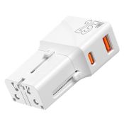 Mobile Origin Reiseadapter 25W EU/US/UK/AU weiß