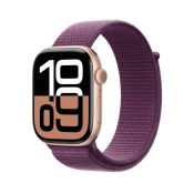 Apple Watch 10 42/Rosa Aluminium/band Pflaume GPS