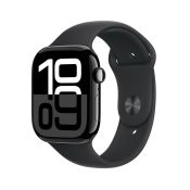 Apple Watch 10 42/Onyks Aluminium/Schwarz band Sport S/M LTE