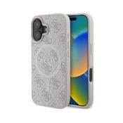 Guess 4G Ring Classic Logo für iPhone 16 Plus rosa