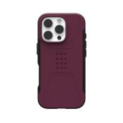 UAG Civilian Magsafe Schutzhülle für iPhone 16 Pro Max bordeaux