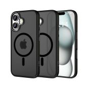 Magedge Magsafe fur iPhone 16 Matte Black/Gunmetal