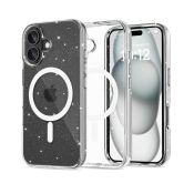 Flexair Hybrid Magsafe fur iPhone 16 Glitter
