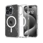 Tech-Protect Flexair Hybrid Magsafe für iPhone 16 Pro Max Glitter