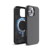 Magnetic Leather fur iPhone 16 Pro Max Black