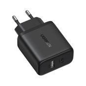 UGREEN Netzladegerät X227 20 W GaN 1x USB-A  1x USB-C – Schwarz