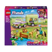 LEGO Friends 42695 Pferd und Fohlen mit Pferdeanhänger