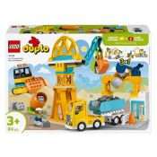 LEGO DUPLO Town 10476 Baustelle mit Baufahrzeugen – 3-in-1-Set
