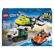 LEGO City 60505 Set mit Flugzeug, Wartungsfahrzeug und Luftkissenboot