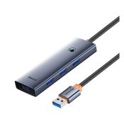 Baseus UltraJoy Series Lite 4-Port 100cm (USB - 4x USB3.0, grau)