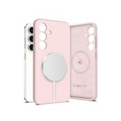 Tech-Protect Liquid Silicone Magsafe für Samsung Galaxy S25 Pink Pearl