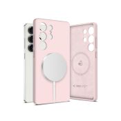 Tech-Protect Liquid Silicone Magsafe für Samsung Galaxy S25 Ultra Pink Pea