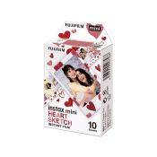 Fujifilm Instax Mini Heart Sketch Cartridge 10 Stück