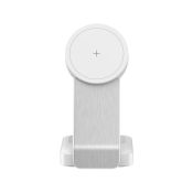 Silver Monkey Alu MagCharger Qi2 3in1 weiß