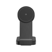 Silver Monkey Alu MagCharger Qi2 3in1 schwarz