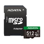 ADATA 512 GB microSDXC Speed plus UHS-I U3 V30