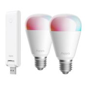 Philips Hue HUB Kit E1 + 2 x Smart Glühbirne LB-L02D