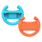 YAXO Joy-Con-Lenkräder-Set für NS/NS2 Inferno Orange&Hydro