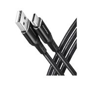 Axagon BUCM-AM20AB, HQ Kabel USB-C - USB-A, 2m, USB 2.0, 3A