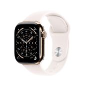 Apple Watch 11 46/Gold Titan/Rosa Armband S/M 5G