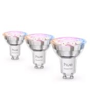 Philips Hue Essential Glühbirne Weiß und Color Ambiance GU10 345lm 3Stk