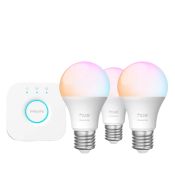 Philips Hue Essential Weiß und Farbambiente 3xE27+ Hue Bridge Glühbirne