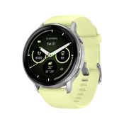 Garmin Venu 4 Silber 45 mm mit gelbem Armband
