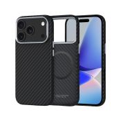 Tech-Protect Ion Carbon Magsafe für Iphone 17 Pro Black/Silver