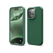 Elago Silikonhülle für iPhone 15 Pro Alpingrün