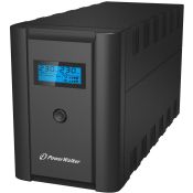 Power Walker LINE-INTERAKTIV (1200VA/600W, 2xPL/IEC, AVR, LCD)