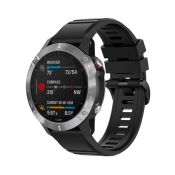 FIXED Silikonarmband für Garmin Fenix ​​​​QuickFit schwarz (26 mm)