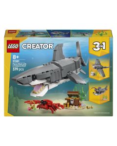 LEGO Creator 31381 Wilder Hai mit Schatztruhe