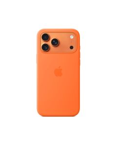 Apple Silikon Smartphone-Hülle z MagSafe für iPhone 17 Pro Max Orange