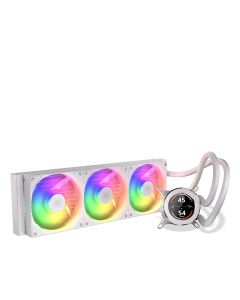 KRUX HydroGlance 360 ARGB LCD White 3x120mm