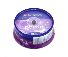 Verbatim 4,7GB 16x (AZO) CAKE 25 Stk.