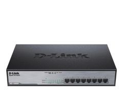 D-Link 8p DGS-1008MP (8x10/100/1000Mbit PoE+)