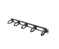 Lanberg Kabelorganisator Typ B 19" 1HE (schwarz)