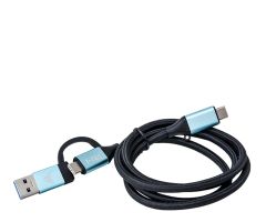 i-tec USB-C - USB-C / USB 3.0-Kabel 100 cm 4K 60 Hz PD 100 W 10 Gbit/s