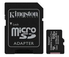 Kingston Canvas Select Plus 512GB microSDXC 100MB/s V30 A1