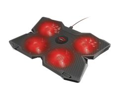 Trust GXT 278 Yozu (bis 17,3", 4 Lüfter, schwarz)