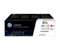 HP 201X CMY 3 Stk