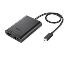i-tec USB-C Dual Display Port 2x 4K-Adapter