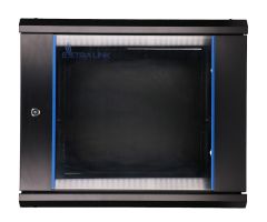 ExtraLink EX.3968 9U wandmontiertes Regal gehärtetes Glas 600 mm