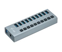 i-tec USB 3.0 Charging HUB 48W 10x USB 3.0 Anschlüsse mit Port-Schalter